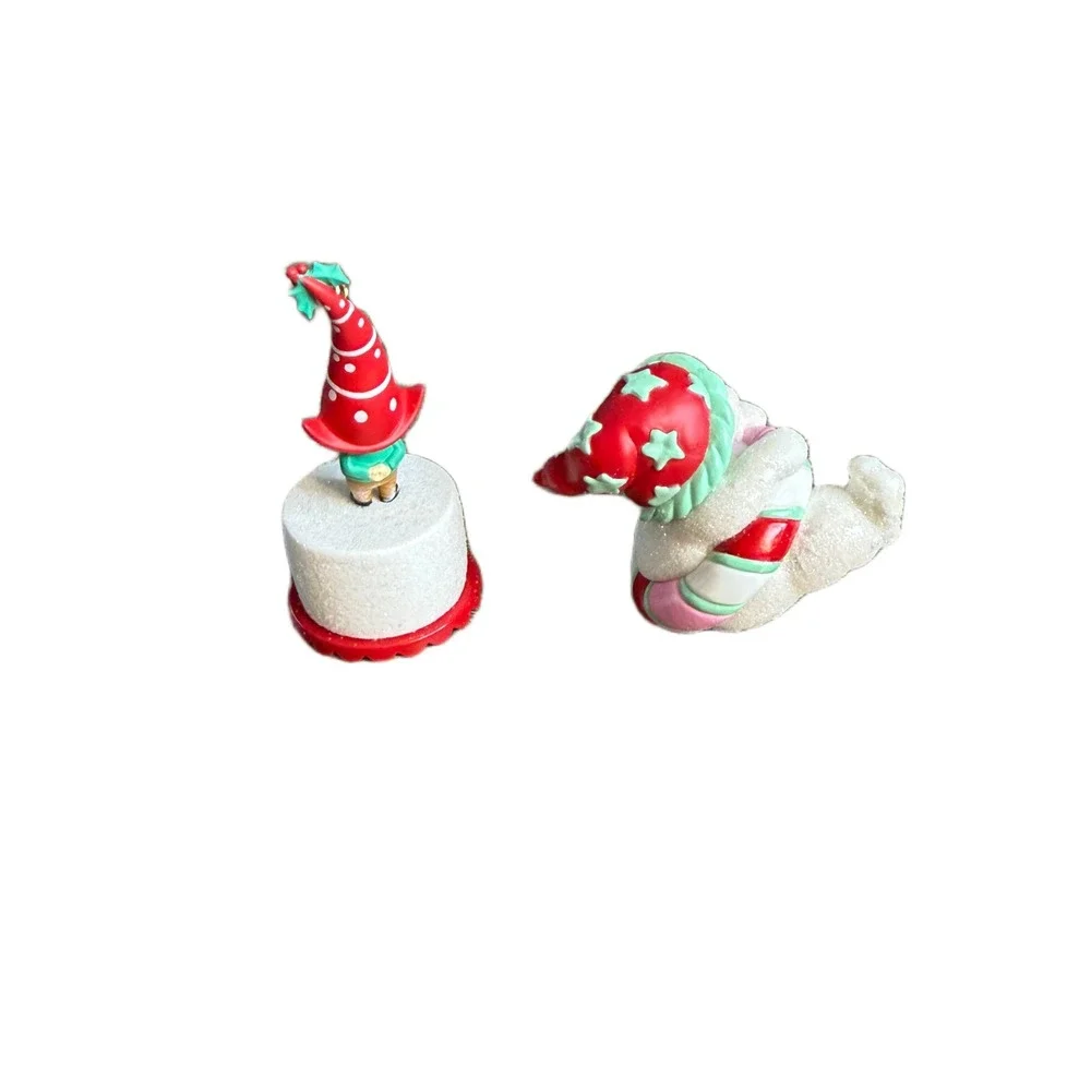 Hallmark Keepsake Ornaments‎ 2021 Friendly Gnome & 2020 Snow Sweetie Set of 2